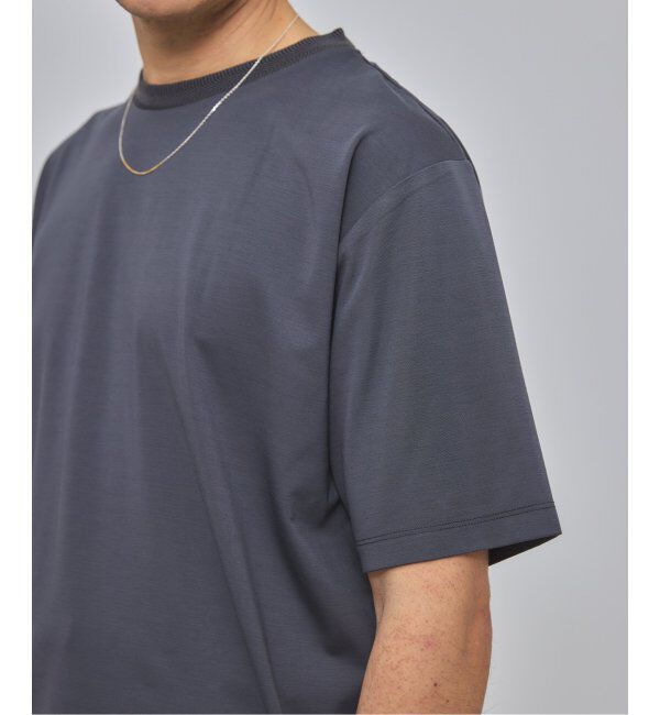 EDIFICE「E. SILK MIX JQ NECK Tシャツ」|Tシャツ・カットソー|