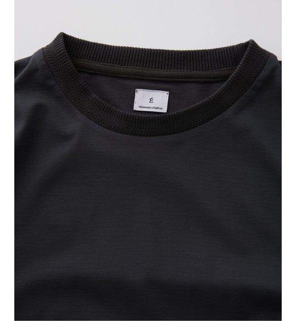 EDIFICE「E. SILK MIX JQ NECK Tシャツ」|Tシャツ・カットソー|