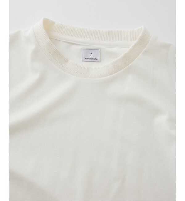 EDIFICE「E. SILK MIX JQ NECK Tシャツ」|Tシャツ・カットソー|