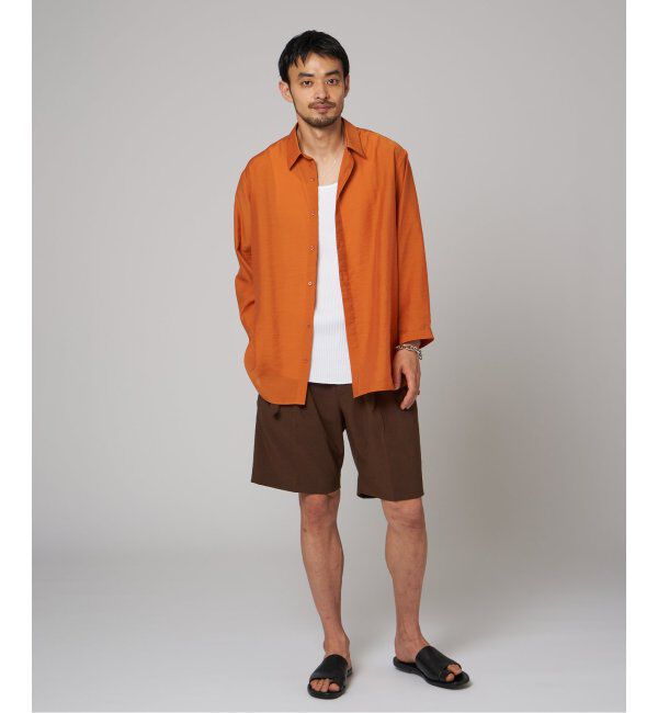 EDIFICE「シアー バンブー 8分袖 レギュラーシャツ」|シャツ・ブラウス|