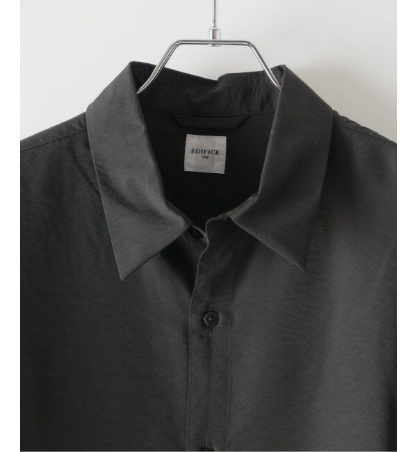 EDIFICE「シアー バンブー 8分袖 レギュラーシャツ」|シャツ・ブラウス|