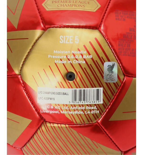 Liverpool FC「【Liverpool FC / リバプール FC】CHAMPIONS SIZE 5 BALL」|その他|