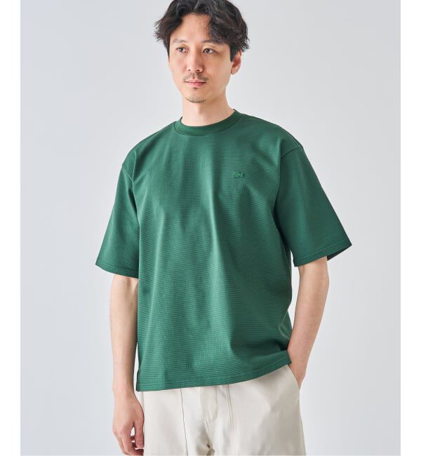 EDIFICE「《予約》LACOSTE(ラコステ) 別注 ニット Tシャツ」|Tシャツ・カットソー|