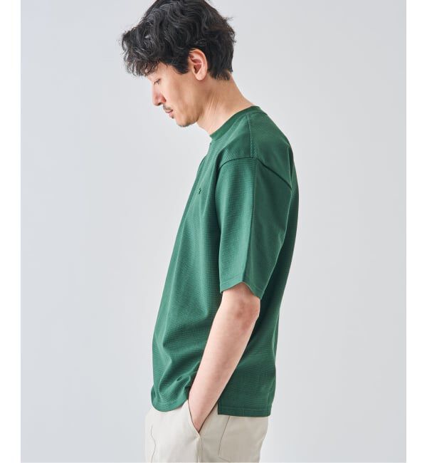 EDIFICE「《予約》LACOSTE(ラコステ) 別注 ニット Tシャツ」|Tシャツ・カットソー|