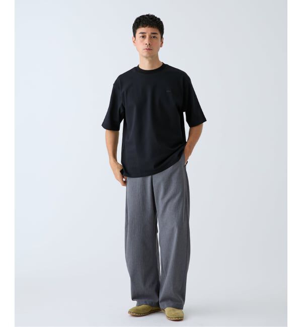 EDIFICE「《予約》LACOSTE(ラコステ) 別注 ニット Tシャツ」|Tシャツ・カットソー|