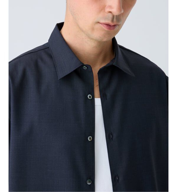 EDIFICE「ウール ショートスリーブ レギュラー シャツ」|シャツ・ブラウス|