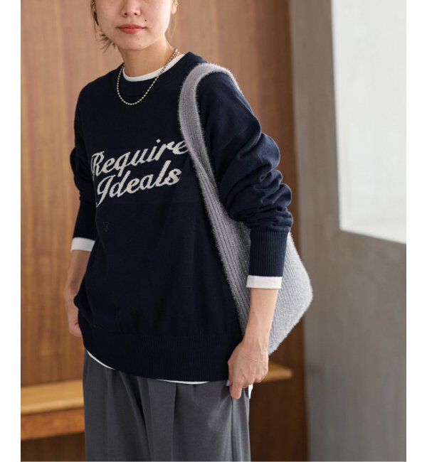 JOURNAL STANDARD relume「《追加2》コットンカシミヤロゴニット」|ニット・セーター|