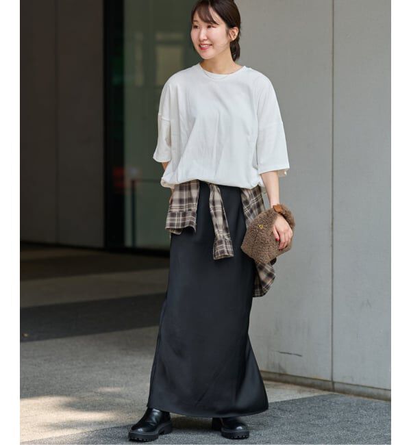 JOURNAL STANDARD relume「《追加5》ギャザーヘムショートスリーブTシャツ」|Tシャツ・カットソー|