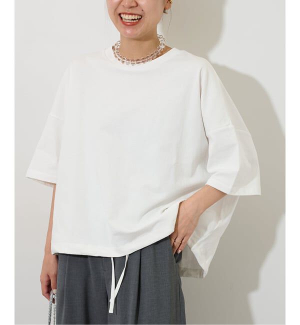 JOURNAL STANDARD relume「《追加5》ギャザーヘムショートスリーブTシャツ」|Tシャツ・カットソー|