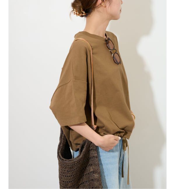JOURNAL STANDARD relume「《追加5》ギャザーヘムショートスリーブTシャツ」|Tシャツ・カットソー|