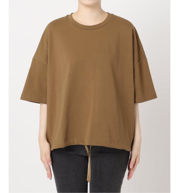 JOURNAL STANDARD relume「《追加5》ギャザーヘムショートスリーブTシャツ」|Tシャツ・カットソー|