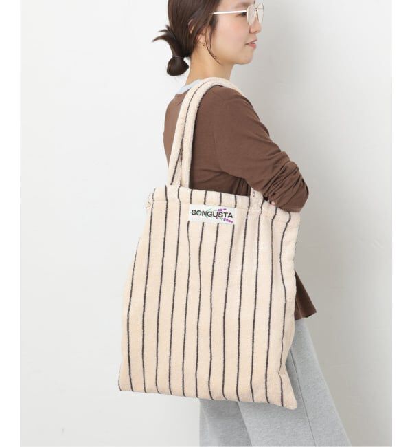 JOURNAL STANDARD relume「《予約》【BONGUSTA/ボングスタ】NARAM STRIPED トートバッグ」|トートバッグ|