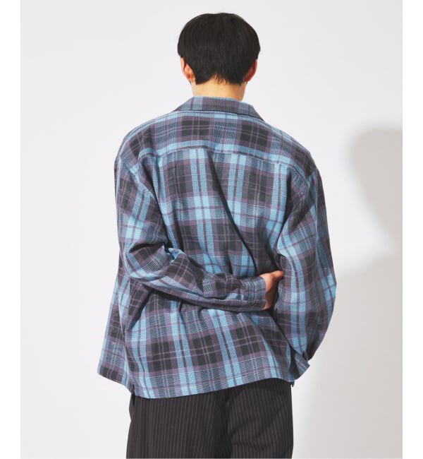 JOURNAL STANDARD「エアリー チェック オープンカラー シャツ」|シャツ・ブラウス|