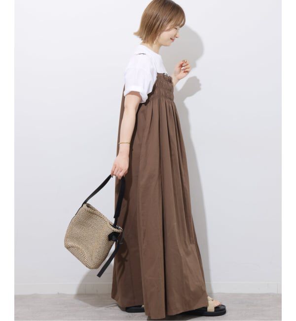 JOURNAL STANDARD relume「《予約》リネンミックスギャザーキャミワンピース」|ワンピース|