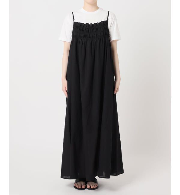 JOURNAL STANDARD relume「《予約》リネンミックスギャザーキャミワンピース」|ワンピース|