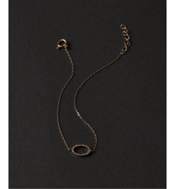 Lilas by Spick&Span「オーバルダイヤブレスレット K10」|ブレスレット・バングル|