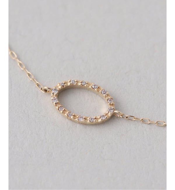 Lilas by Spick&Span「オーバルダイヤブレスレット K10」|ブレスレット・バングル|