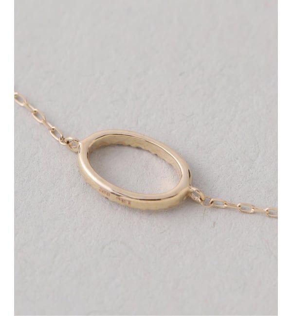 Lilas by Spick&Span「オーバルダイヤブレスレット K10」|ブレスレット・バングル|