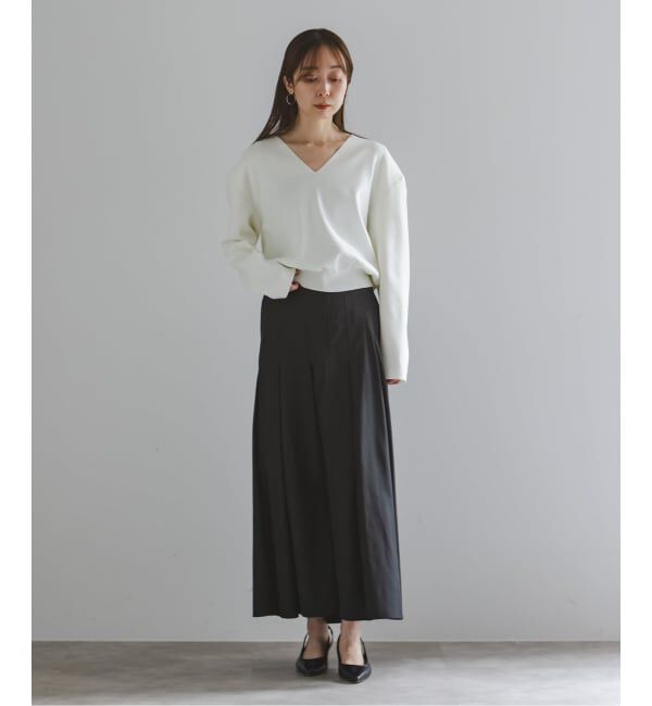 NOBLE「ELENI/エルニ ショルダーパッドVネックニット」|ニット・セーター|