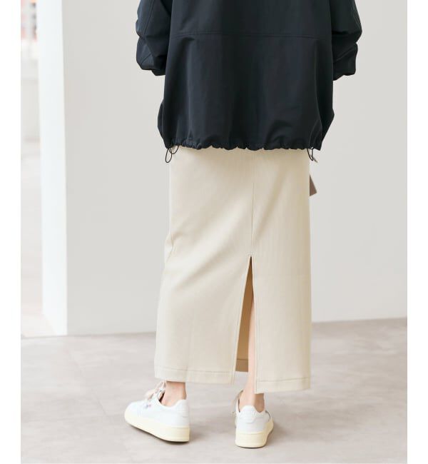 Spick and Span「《追加予約》CO/PEリブタイトスカート」|スカート|