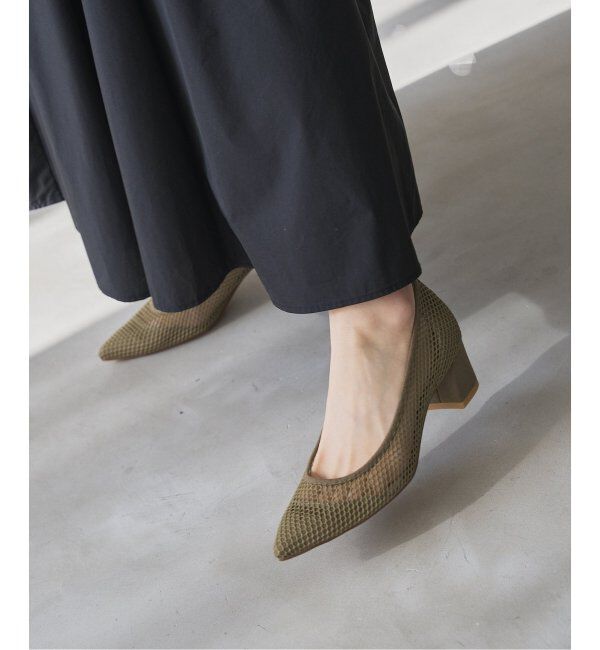  「《追加2》4.5cmポインテッドネットパンプス」|パンプス|