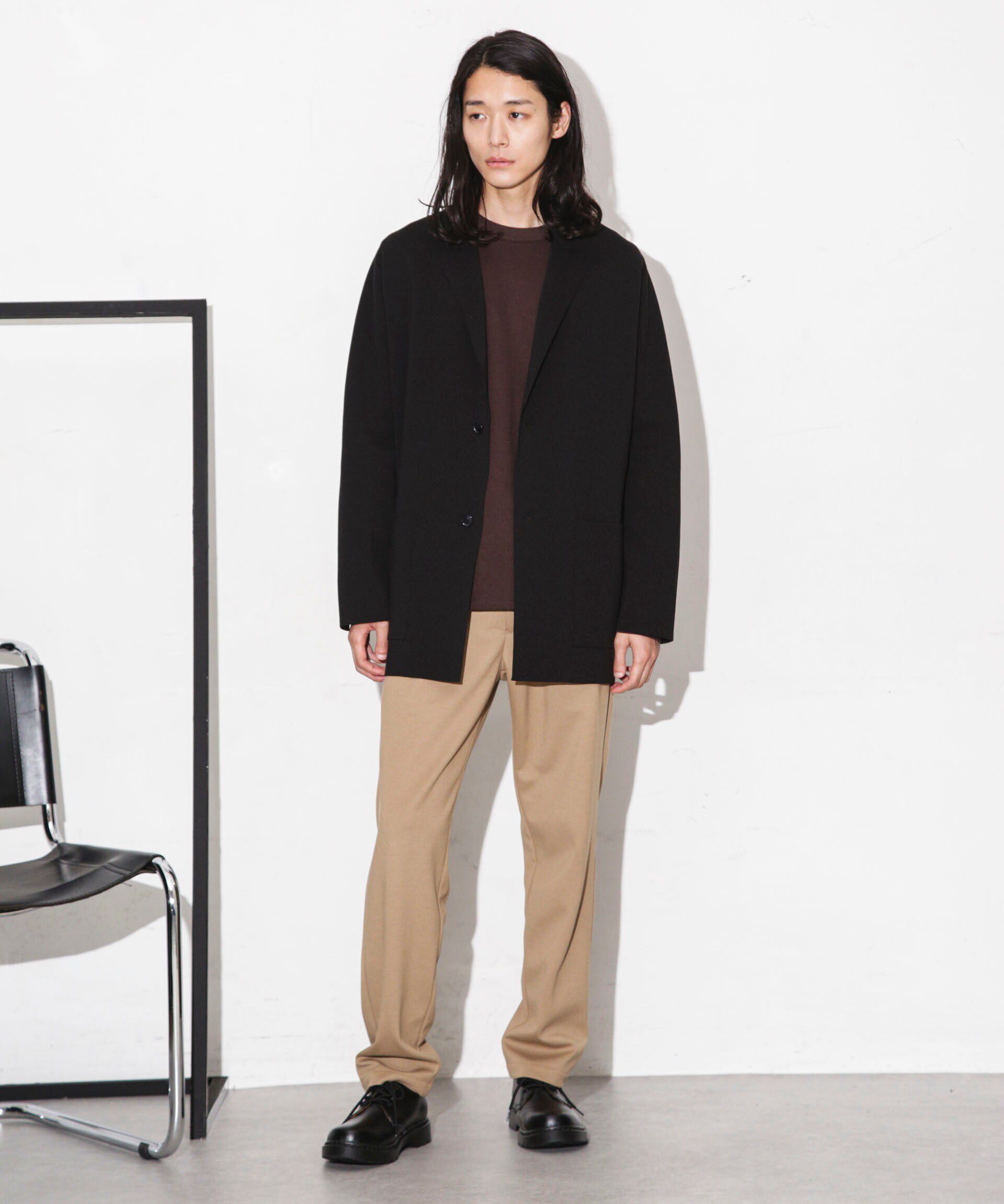 nano･universe「｢ESSENTIAL LINE｣ミラノリブジャケット」|テーラードジャケット|