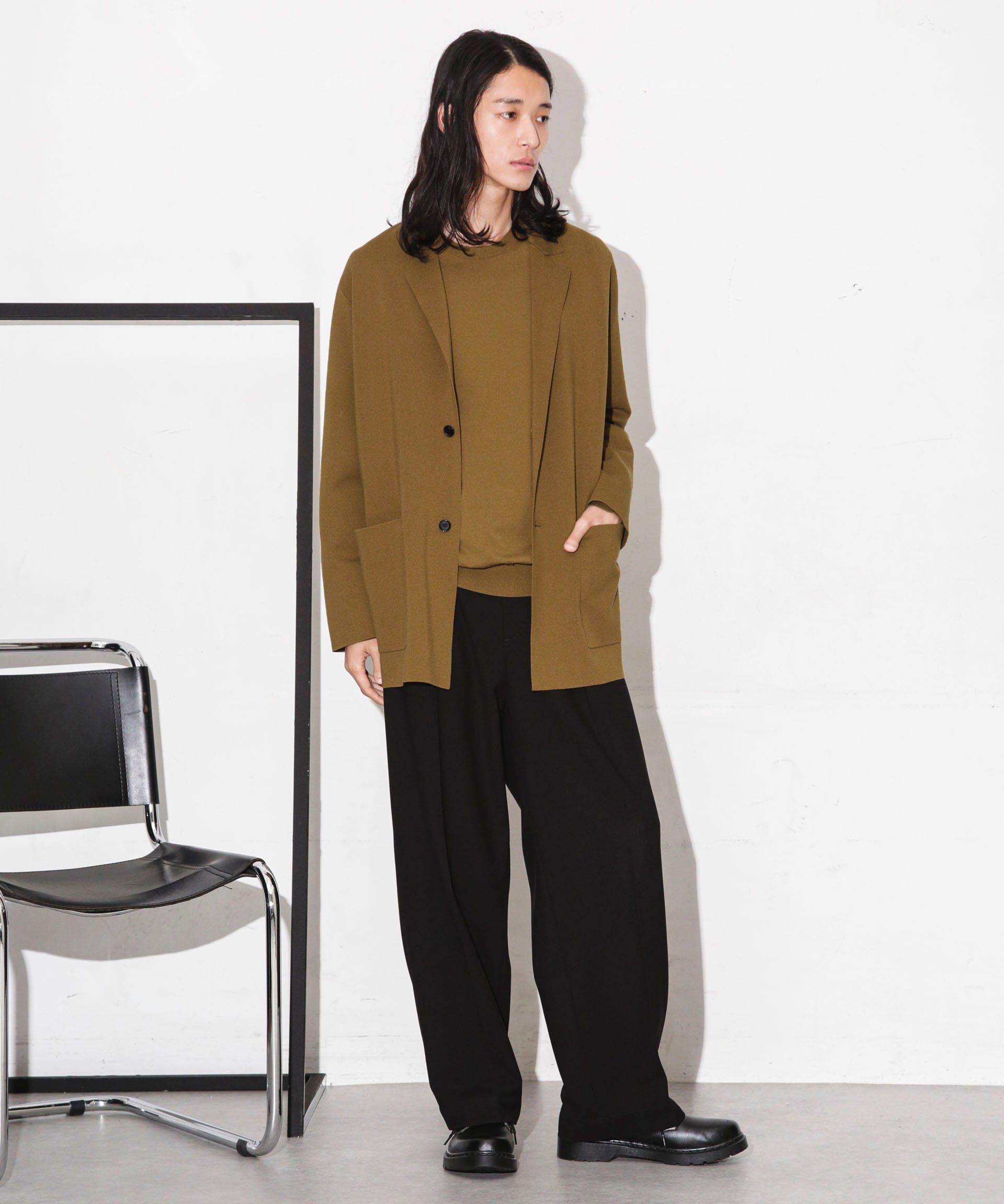 nano･universe「｢ESSENTIAL LINE｣ミラノリブジャケット」|テーラードジャケット|