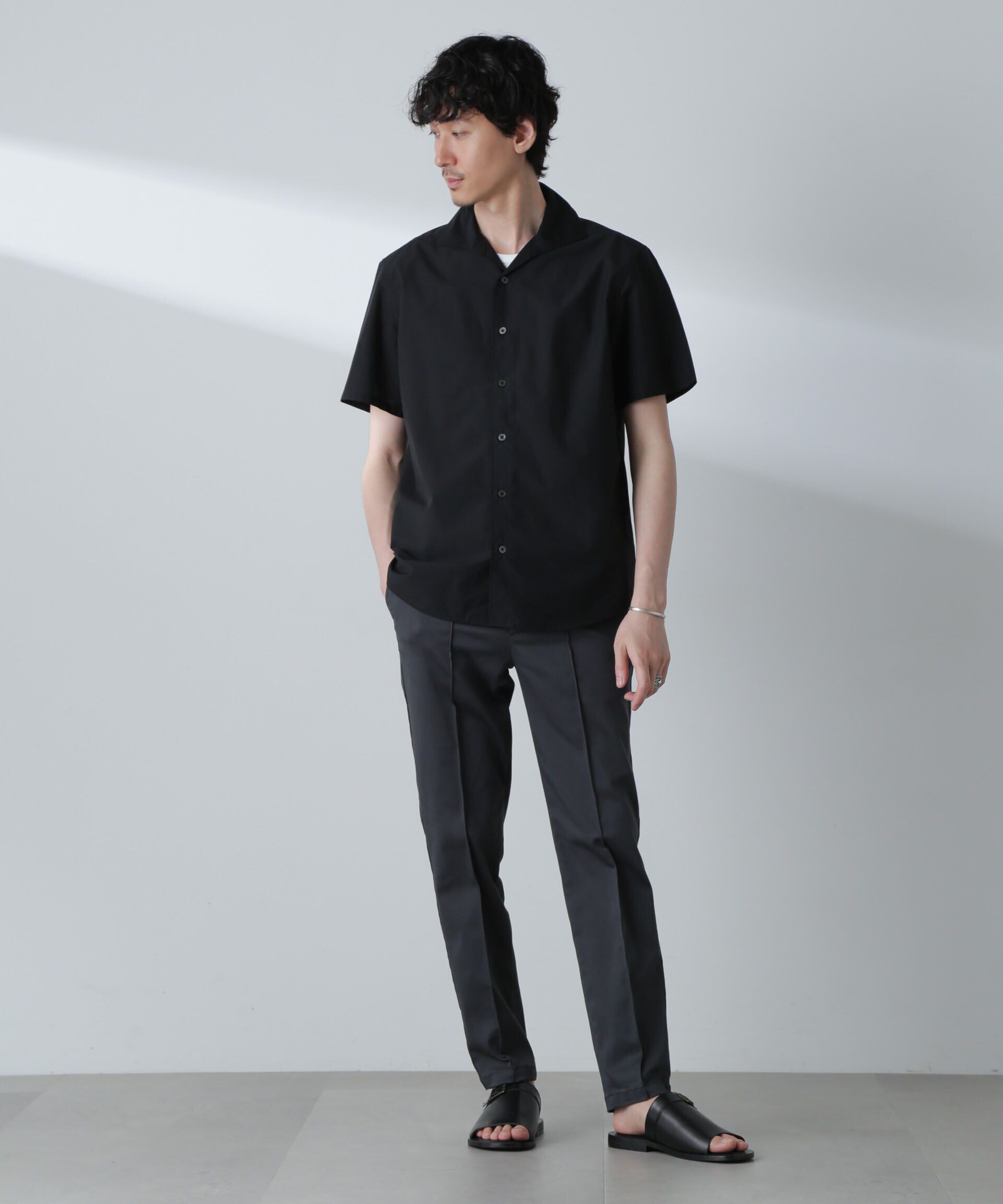 nano･universe「「MC」coveross(R)カッタウェイカラーシャツ(セットアップ可)」|シャツ・ブラウス|