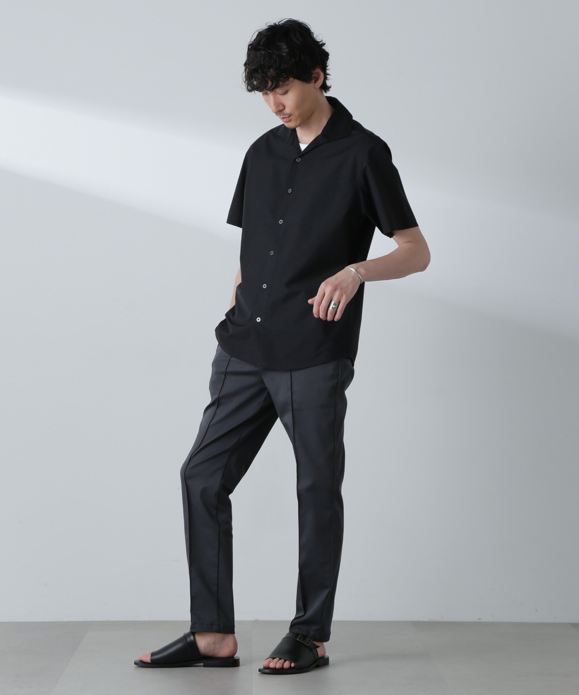 nano･universe「「MC」coveross(R)カッタウェイカラーシャツ(セットアップ可)」|シャツ・ブラウス|