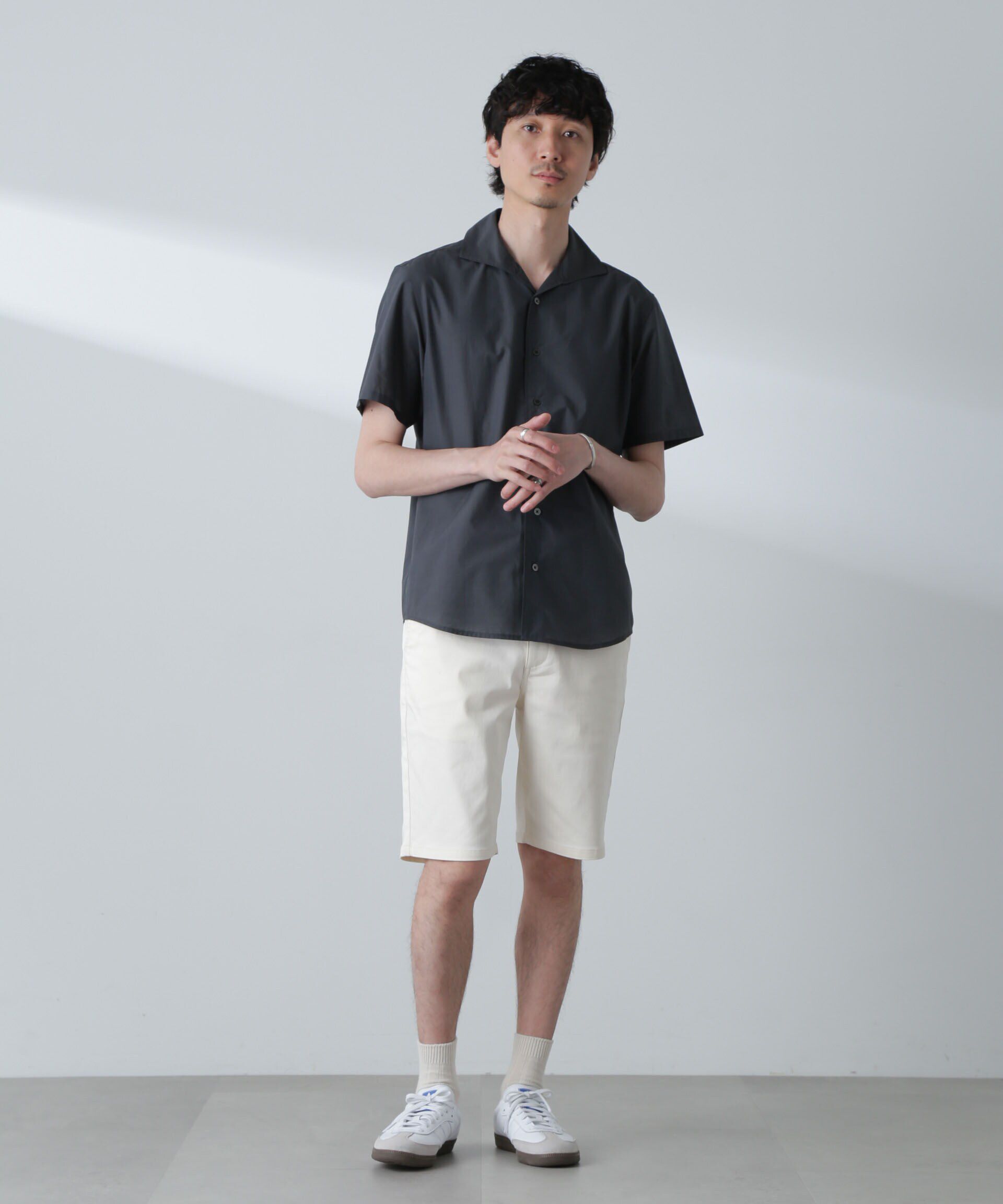 nano･universe「「MC」coveross(R)カッタウェイカラーシャツ(セットアップ可)」|シャツ・ブラウス|