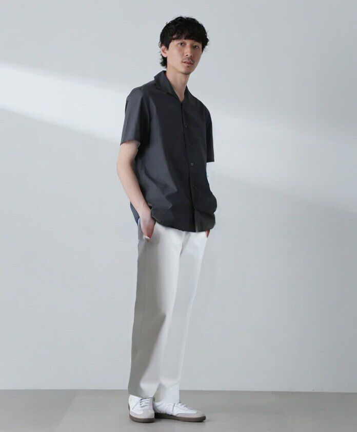 nano･universe「「MC」coveross(R)カッタウェイカラーシャツ(セットアップ可)」|シャツ・ブラウス|