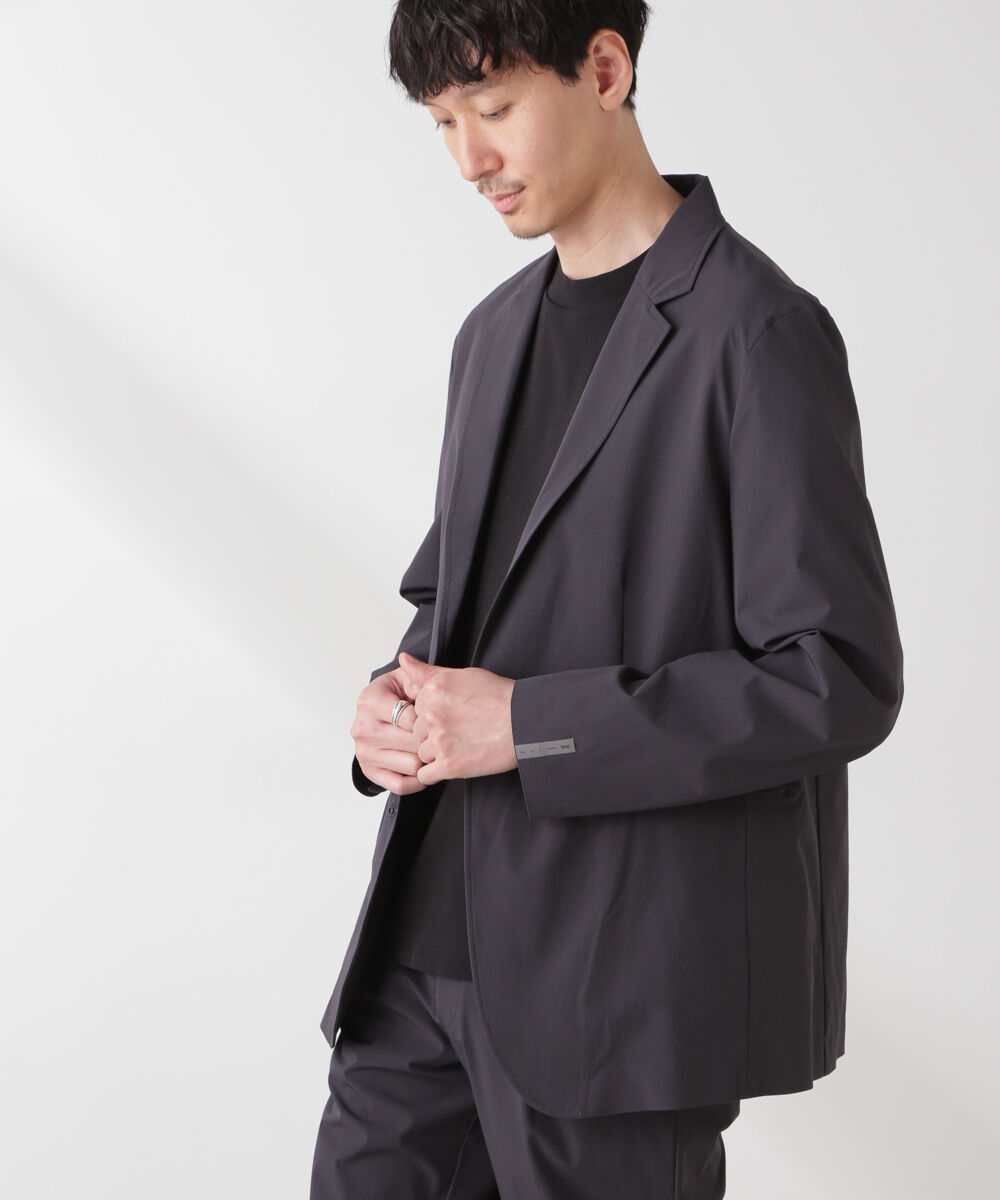 nano･universe「｢EVERLAST｣ テクニカルナイロンジャケット（セットアップ可）」|テーラードジャケット|