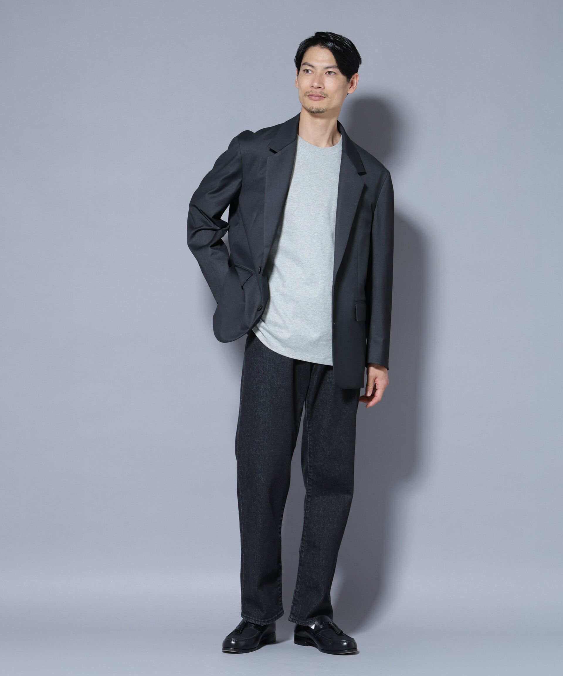 nano･universe「Anti Soaked(R) 汗染み防止 クルーネックレギュラーシルエットTシャツ」|Tシャツ・カットソー|