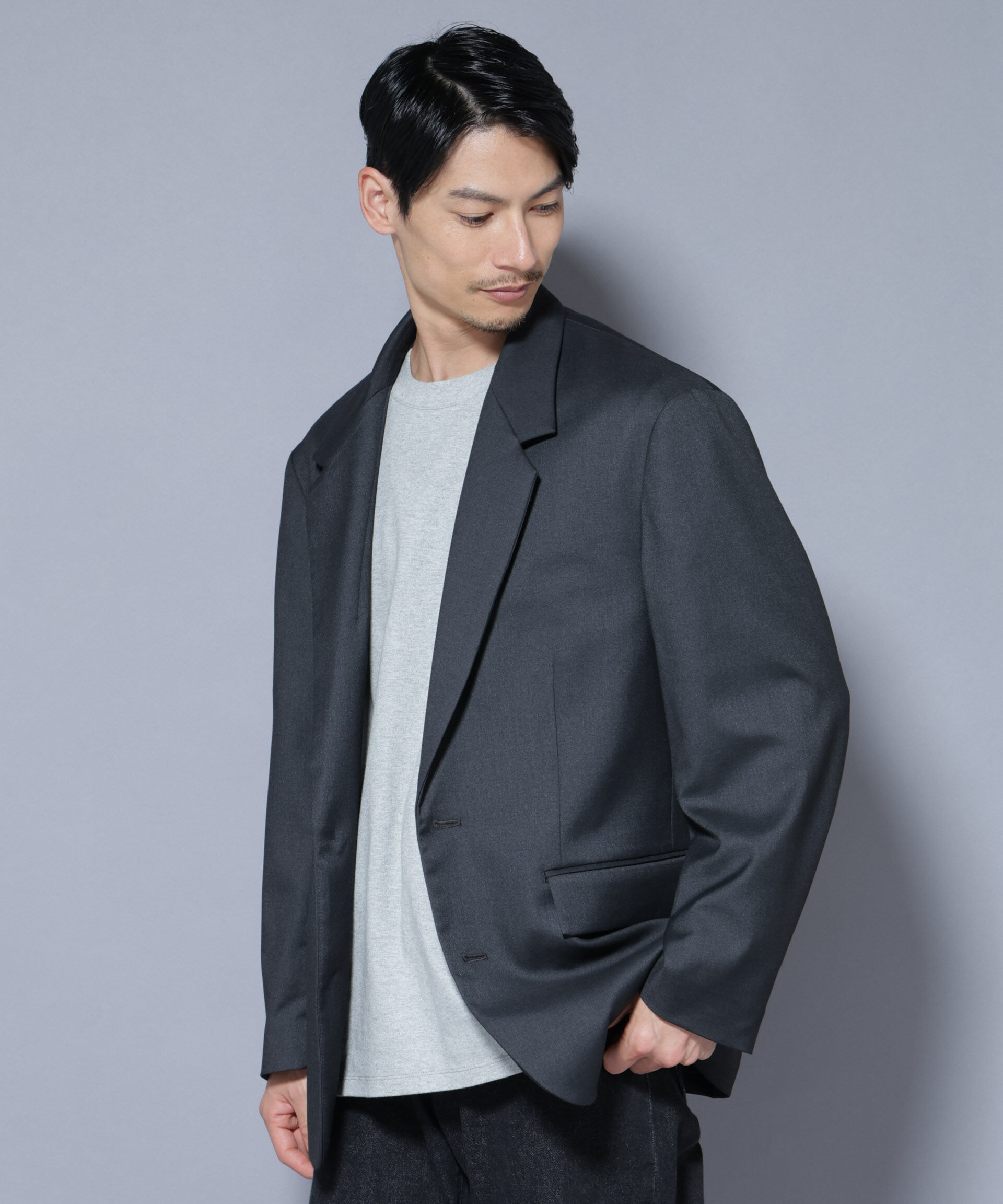 nano･universe「Anti Soaked(R) 汗染み防止 クルーネックレギュラーシルエットTシャツ」|Tシャツ・カットソー|