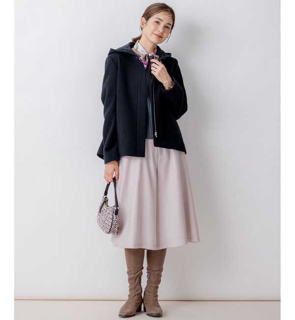 組曲「【WEB一部店舗限定】ウールジョーゼット キュロットパンツ」|キュロット|