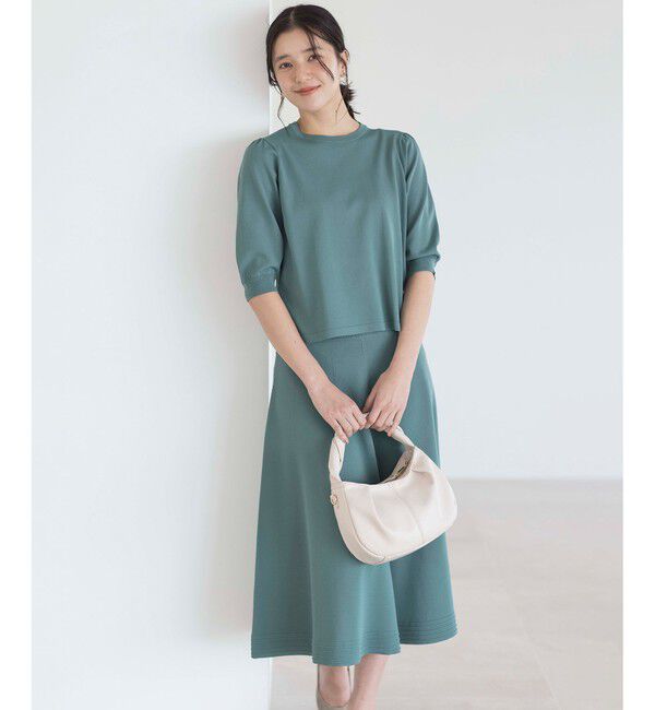 組曲「【セットアップ着用可・WEB限定カラーあり】MINA ニットフレアスカート」|スカート|