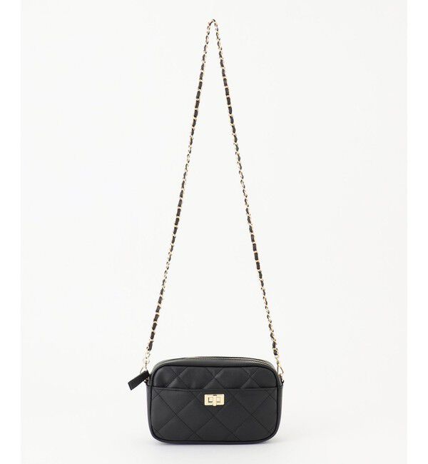 23区「ファスナー キルティング ショルダーバッグ」|ショルダー・メッセンジャー|