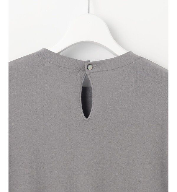 23区「【ご好評につきカラー追加/洗える】クロスコンビ パフスリーブ ニット」|ニット・セーター|