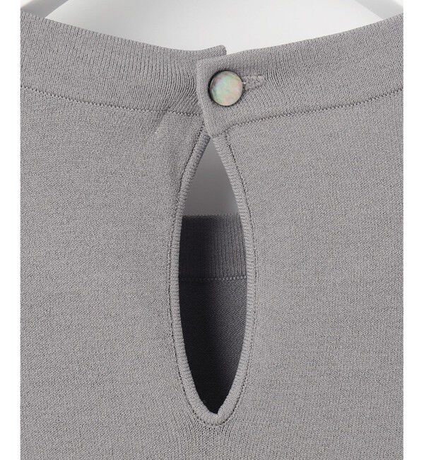 23区「【ご好評につきカラー追加/洗える】クロスコンビ パフスリーブ ニット」|ニット・セーター|