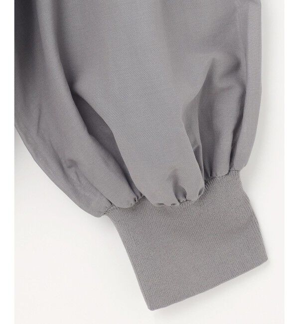 23区「【ご好評につきカラー追加/洗える】クロスコンビ パフスリーブ ニット」|ニット・セーター|