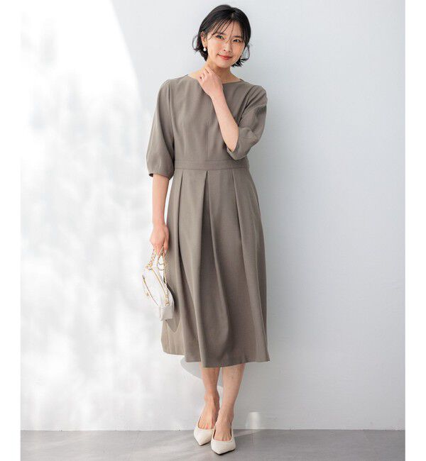 23区「【接触冷感/速乾】ドライタッチスラブツイル ワンピース」|ワンピース|