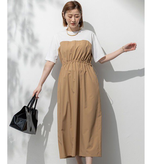 23区「【撥水加工/洗える】ビスチェデザイン マルチワンピース」|ワンピース|キャメル系