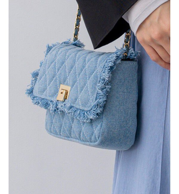 23区「デニムフリンジ ショルダーバッグ」|ショルダー・メッセンジャー|ｽｶｲﾌﾞﾙ