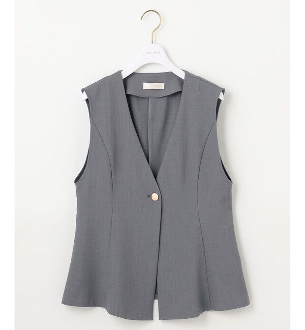 any SiS「【スタイリストコラボ】ジレ&times;ラメチュールスカート セットアップ」|スーツ|