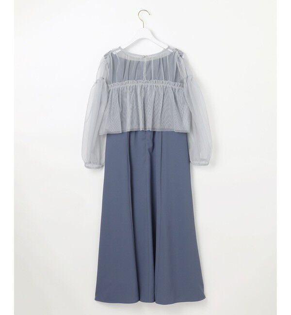 any SiS「【Lily Calin】チュールフリルトップス&times;ドレスセット」|ドレス|