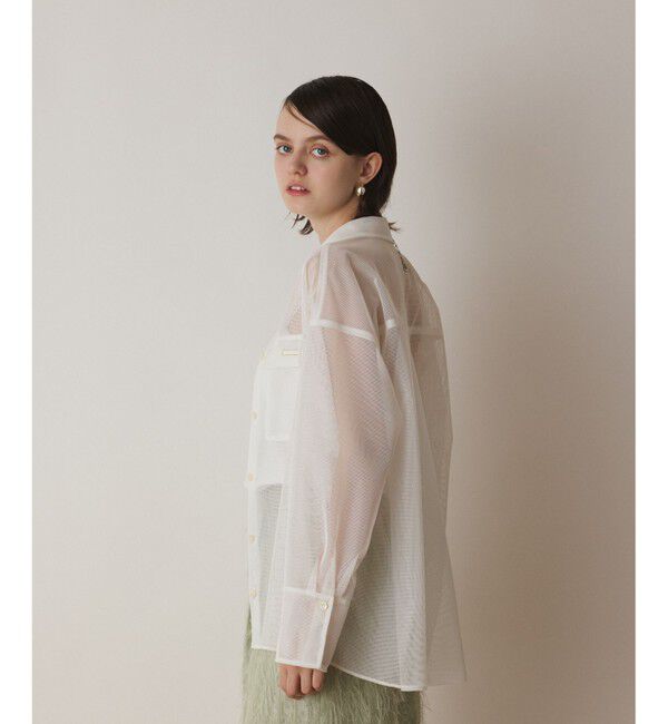 Diagram「メッシュオーバーシャツ」|シャツ・ブラウス|