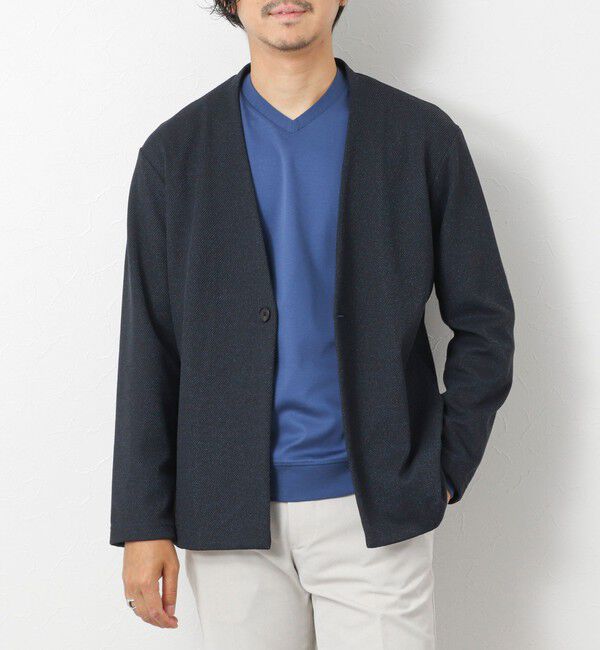 NOLLEY'S goodman「《ビジカジ対応》シルケットスムースドレスL/S V Tシャツ 25AW」|Tシャツ・カットソー|