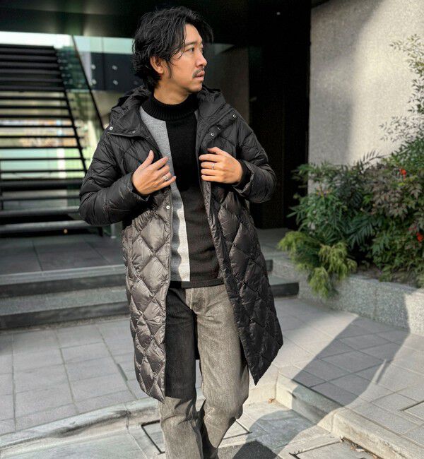 NOLLEY'S goodman「【TAION/タイオン】CITY PACKABLE HOOD LONG DOWN JKT 25AW」|ダウン|