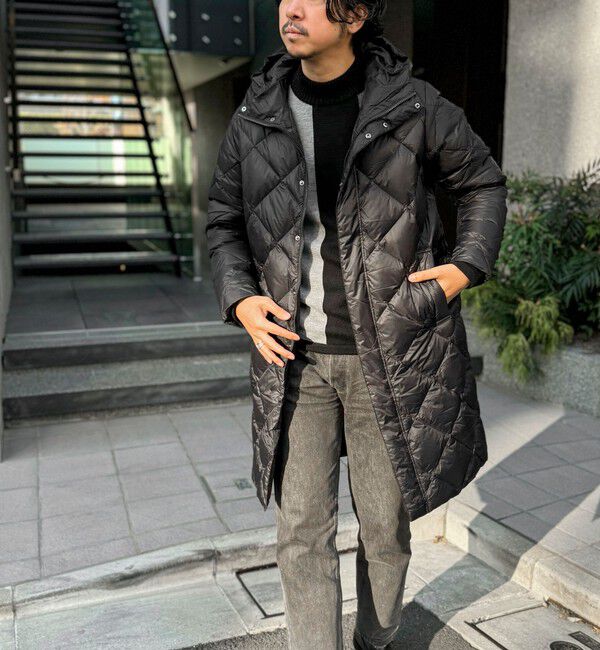 NOLLEY'S goodman「【TAION/タイオン】CITY PACKABLE HOOD LONG DOWN JKT 25AW」|ダウン|