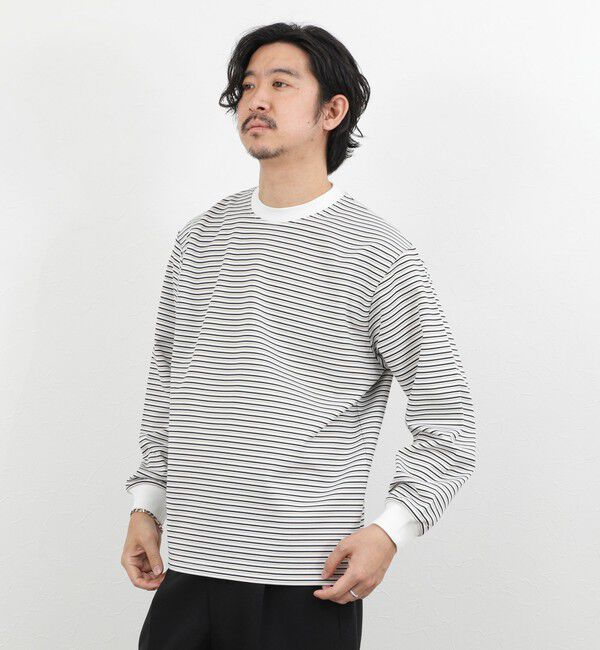 NOLLEY'S goodman「シルケットボーダーロンＴ 26SS」|Tシャツ・カットソー|